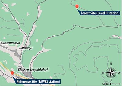 Continuous Parameterization of Leaf Area Index and Phenological Phases Within Deciduous Forests Based on Temperature Measurements